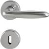 HOPPE 2950886 Maniglia Verona con Rosette BB (Buntbart), Inox, Effetto Acciaio Inossidabile