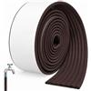 Ehanfus Nastro Isolante per Tubi Condizionatore, Autocollante 8cm x 5m(Marrone)