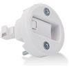 URYKEC 36-62 - Chiavistello telescopico per scaletta da soffitta, chiusura a filo, chiusura a scatto, per porte Werner Hatch Door Cabinet Hardware su camper, barche, camper e rimorchi (5 pollici)