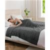 Good Nite Coperta ponderata per adulti, antistress, coperta pesante per sensi calmi (grigio, 8 kg, 150 x 200 cm)