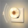 Wetry Luce Notturna Bambini da Presa con Sensore Movimento, 3000K, 1 Pezzo | Sensore crepuscolare, automatico, bianco caldo, camera dei neonati, giovani