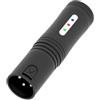 perfeclan Strumento di prova Tester per palco Strumento di prova per guasti alla linea di segnale DMX Tester di linea DMX512