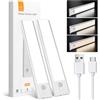 Ainiv 2 PZ 20 cm LED Sottopensile Cucina Luci - 3 Colori | Armadio Lampada Sensore Movimento, Type-C, 4 Modalità, Luce LED Magnetica Wireless per Armadi, Ripiani, Scale