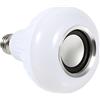 Fybida Lampadina LED Altoparlante Musicale, E27 12W LED RGB Altoparlante Lampadina Lampada Wireless per Riproduzione di Musica con Telecomando