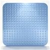 YOBWOK Tappeto Doccia Antiscivolo 80x80cm con Ventose,Blu | Senza BPA,Antimuffa e Antibatterico,asciugatura rapida in PVC,Lavabile in lavatrice,Quadrato Tappeto Bagno Antiscivolo