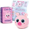 Cookie Box Kit Uncinetto Principianti, Kit Amigurumi Con Istruzioni | Set Lavoro A Maglia, Kit Fai Da Te Per Uncinetto, Istruzioni Stampate, Video Tutorial Passo Passo, Maiale Mimi