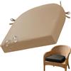 MCNDSI Cuscini per Sedie Antiscivolo con Lacci, Cuscini a Ferro di Cavallo Impermeabili 40x40/45x45/50x50 cm per Esterno Giardino e Arredamento Casa(#1,47x40x5cm)