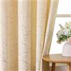 Gazal Vole Tende beige dorate effetto marmo, H160 x L140 cm, set da 2 pannelli, effetto velluto, tende oscuranti 75-80%, occhielli metallici 4 cm, soggiorno camera ufficio
