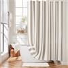 Ohocut Tenda da doccia a righe verticali, graziosa tenda da doccia retrò vintage kaki beige a righe, tenda da doccia in poliestere impermeabile moderna per bagno 182 x 183 cm