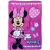 CARTOON Plaid morbido per bambini Minnie Disney 100 x 140 cm copertina soffice in pile 220 GSM calda e leggera perfetta per cameretta e lettino