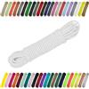 CARTONARE Cordoncino in gomma da 2 mm, 3 mm, per cucito, fai da te e attività all'aperto, elastico (501), bianco, 3 mm x 5 m