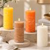 KIYTARBOO Candele Profumate, 4 Pezzi Candela Profumata Set per la casa, Regalo Donna | Cera di Soia Naturale Candele, durata 120 ore, Candele a Colonna per Natale Anniversario Compleanno Festa della Mamma Bagno