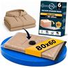 FR FiRiO 6x L Sacchetti Sottovuoto Vestiti Grandi I Buste Sottovuoto Vestiti Grandi | 6x 80x60cm (L) I Ingombro Ridotto fino all'80% I Abiti, Giacche e Maglioni I Ermetici e Riutilizzabili I 9 Etichette
