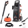 Black+Decker Idropulitrice BXPW2400P, ad Alta Pressione, per Auto ed Esterni Casa, con Patio Cleaner e Spazzola Fissa (170 bar, 500 l/h, 2400 W)
