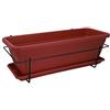 Artevasi Kit Fioriera Venezia 50 cm Rosso Scuro