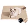 Petinstinct Tappetino Tiragraffi Gatto Sisal Naturale 60x40cm, Beige | Tappetino Tiragraffi Gatto Anti-Perdita con Adesivi, Tiragraffi da Parete Resistente, Protegge Divano, Tappeti e Pavimenti