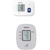 OMRON RS1 Misuratore di Pressione Arteriosa da Polso Apparecchio Portatile & X2 Basic da Braccio