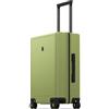 LEVEL8 Valigia Bagaglio a Mano Elegante Micro Diamante Strutturato Design Valigie Trolley Rigido Bagaglio a Mano con 4 Ruote Doppie Girevoli e Lucchetto TSA Integrato 54.5x37x23.5CM, 40L, Verde
