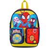 Seven Zaino Spiderman, Apertura con zip, Tasca laterale portaborraccia, Scuola e asilo, Idea regalo bambini, Prodotto ufficiale, Idea regalo