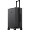 LEVEL8 Valigia Bagaglio a Mano Elegante Micro Diamante Strutturato Design Valigie Trolley Rigido Valigia Media con 4 Ruote Doppie Girevoli e Lucchetto TSA Integrato 66x44.5x26.5CM, 65L, Grigio