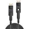 Lindy Cavo DisplayPort 1.4 in Fibra Ottica ibrido, 10m