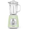 EMPOTEC Frullatore Elettrico Vintage Retrò Caraffa in Vetro Graduata 1,5 Litri 1000W per Frullati Smoothie Salse 2 Velocità + Funzione Pulse Lame in Acciaio 4 Eliche