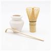TRIXES Set di 3 accessori per la cerimonia del tè Matcha giapponese | Include frusta in bambù, cucchiaio/misurino per tè verde e cucchiaino da tè tradizionale