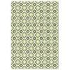 Panorama Tappeto in Vinile - Tappeti in PVC Grandi - Tappeto da Cucina, Corridoio e Soggiorno - Modello Cudillero Green 140x200 cm