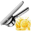 Generic Spremiagrumi manuale in acciaio inox, spremiagrumi manuale, spremiagrumi portatile (stile C)