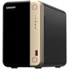 QNAP NAS QNAP TS-264-8G 2HD 3,5/2,5 SATA6G -NO HD-2Px2.5GbE -2P USB3.2-2P USB2.0-8Gb DDR4 -CELERON N5105/N5095 4core Fino:30/10 TS-264-8G-OUT