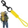 Generico Clip a gancio con corda, cordino anti-smarrimento per immersione Bulloni | Portatile Pratico gancio a clip in metallo per sport acqu