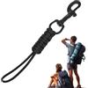 Generico Corda di sicurezza anti-smarrimento, clip per cordino oceanico Pratico | Tessuto Pratico gancio a clip in metallo per sport acquatici all'aperto