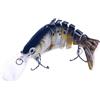 Generico Esche da pesca, esca da pesca Esche pesce pesciolini | Accessori per attrezzi da pesca, esche artificiali a bordo della lingua lunga per basso, trota, walleye, pesce gatto, picchi