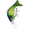 Generico Esche di pesce, esche da pesca Esche pesce pesciolini | Accessori per attrezzi da pesca, esche artificiali a bordo della lingua lunga per basso, trota, walleye, pesce gatto, picchi