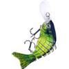 Generico Esche di pesce, esche da pesca Esche per pesci | Esche multiple realistiche, accessori per gli attrezzi da pesca per acqua salata e acqua