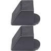Aurgiarme 2Pcs Attrezzature Fitness Tappi Terminali Quadrati Coperture Piede di Ricambio Protezioni Accessori Attrezzature Palestra Protezione Protezione Protezione Del Piede Durevole