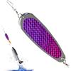Generic Cucchiaio | Esche dure e luminose Cucchiai da pesca | Esche per pesci gatto | Con scanalatura sanguigna, cucchiaini da pesca robusti per trota e persico