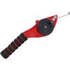 Allthingstore Fibra di carbonio Ice Fishing Rod 28cm Portatile | Anelli guida in ceramica liscia, controllo della linea senza nodi, colata precisa, struttura robusta