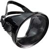 Generic Maschera subacquea ovale maschera pesca subacquea lente in vetro temperato lente singola scuba
