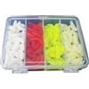Aurgiarme Esche da pesca per trote artificiali in silicone, accessorio per trota, 100 pezzi