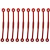 FACULX Kit 10 Smorzatori Tennis Silicone Leggeri Universali | Riduce shock racchetta, migliora controllo , precisione aumentata, per materiale flessibile