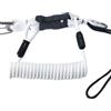 Generisch Cordino per fotocamera subacquea con chiusura rapida in metallo | Corda a spirale a molla in acciaio inox per fotocamera, per il fissaggio di campeggio, sport all'aria aperta e