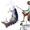 Bawiaueu Esche da pesca, esca da pesca Esche per pesci per trota | Accessori per attrezzi da pesca, esche per la tavola di lingua lunga per la lingua per il ghiaccio del lago River Pond