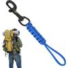 Generic Cordino anti-smarrimento per immersioni subacquee resistente all'usura | Cinghia intrecciata anti-smarrimento, bulloni girevoli, clip in metallo, gancio resistente all'usura