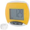 Beaupretty Contapassi LCD Multifunzione Giallo Display Grande, Clip ABS | Setup Semplice, per Camminata e Tapis, da Tenere in Borsa o Borsetta Colore Casuale