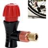 FOROREH Adattatore CO2 Bici, Gonfiatore Presta Schrader Portatile in Lega | Adattatore CO2 bici in metallo compatibile con valvole Presta e Schrader, per gonfiaggio rapido e riparazione in strada