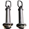 Ngbbby Attacchi per Power Rack, 1 Paio di attacchi per Squat Rack per Fascia Elastica, Alimentazione in Acciaio per Accessori per Attrezzature da Palestra per Il Fitness a casa, Adatto per 3X3 con
