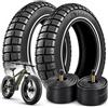 Velopoli 2 x COPERTONI ANTIFORATURA Rinforzati Anti Foro + 2 CAMERE FAT BIKE 20 x 4.0