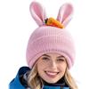 Generico Copri Casco da Sci Accessorio Invernale in Maglia Elastica con Disegni | Decorazione Elegante per Casco da Sci Per Snowboard Skateboard Moto Donne Uomini Giovani Adulti e Ragazze Rosa
