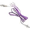 Sosoport Cavo Corpo Scherma Trasparente in Rame Connettore a 3 Pin | Guaina in PVC Leggera, Tocco Preciso e Flessibile, per Allenamento All'aperto, Porpora